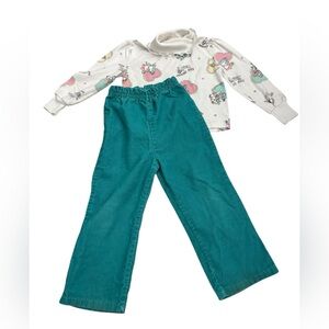 Vintage 1980s Noah’s Ark 2 Piece Set 4t